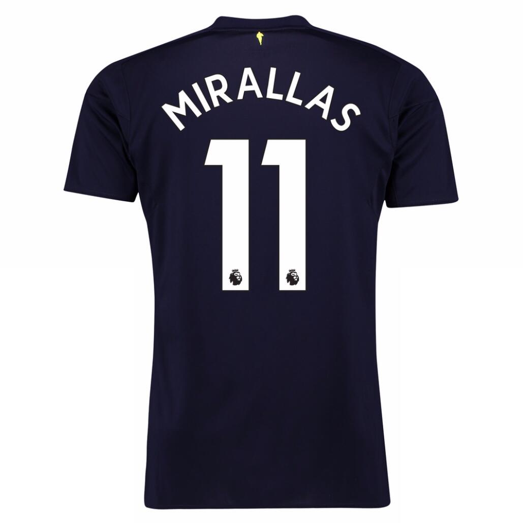 Everton Trikot Ausweich Mirallas 2017-18 Fussballtrikots Günstig